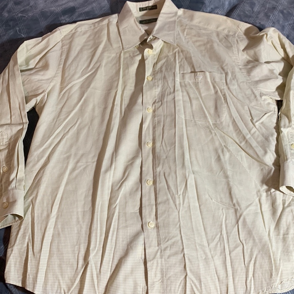 Orvis Signature Collection Linen Button Down Size… - image 1